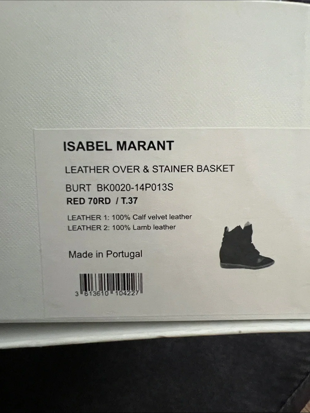 Vintage Isabel Marant Basket Sneakers - 37